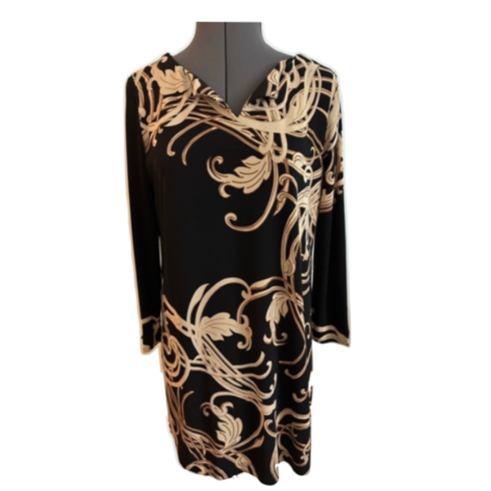 Rafaella Print Tunic Top   ~EUC~